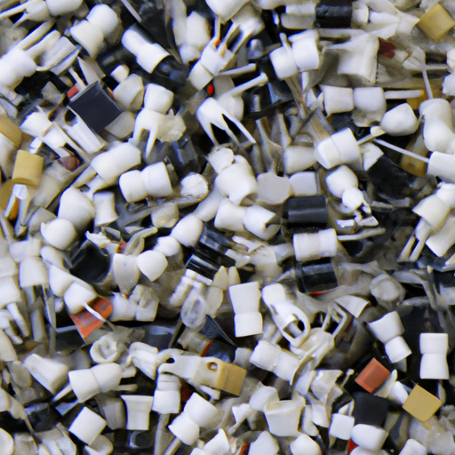 small plastic electronic components